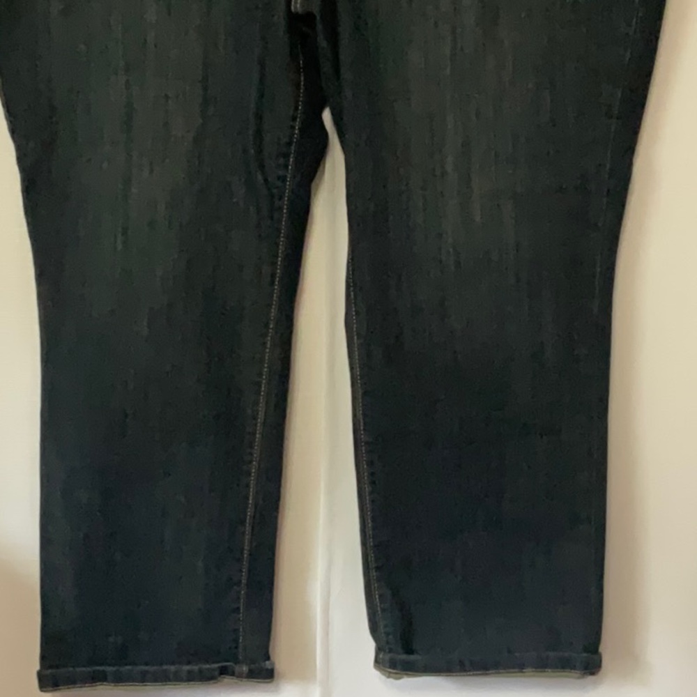 Simply Vera Vera Wang Women’s Dark Blue Mid Rise Denim Capri Size 20W - Picture 4 of 14